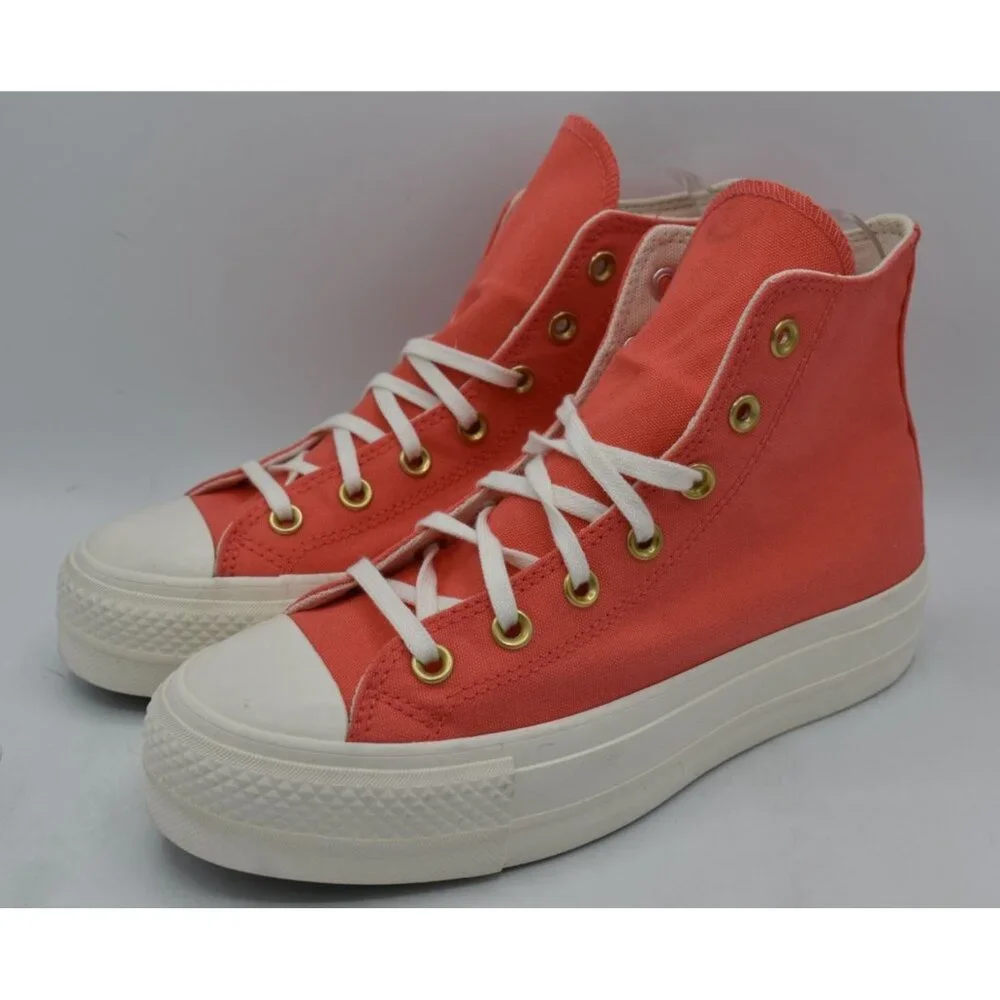 Converse Womens 8.5 Chuck Taylor All Star Lift‎ Platform High Top Sneakers Shoes